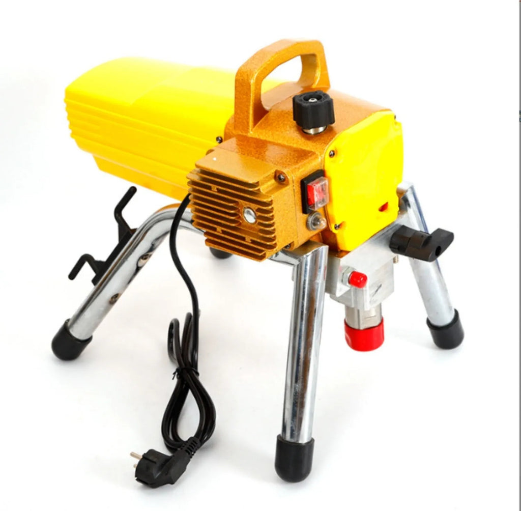 Blue electric airless spraying machine with spray gun and 50cm extension rod
