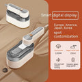 Gray handheld garment steamer pressing machine with 1200W power and aluminium lining