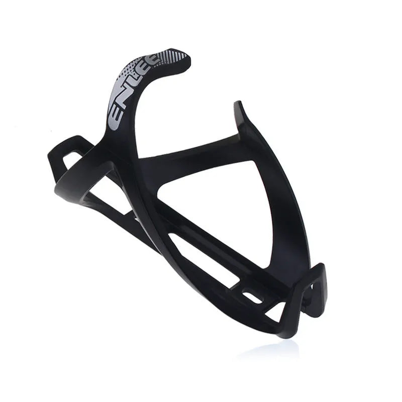 TPR plastic mountain bike water bottle cage with PVC fittings in fluorescent yellow