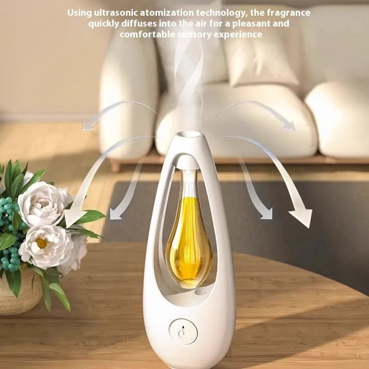 Ultrasonic essential oil aroma diffuser and mosquito repellent device with six scent variant options.