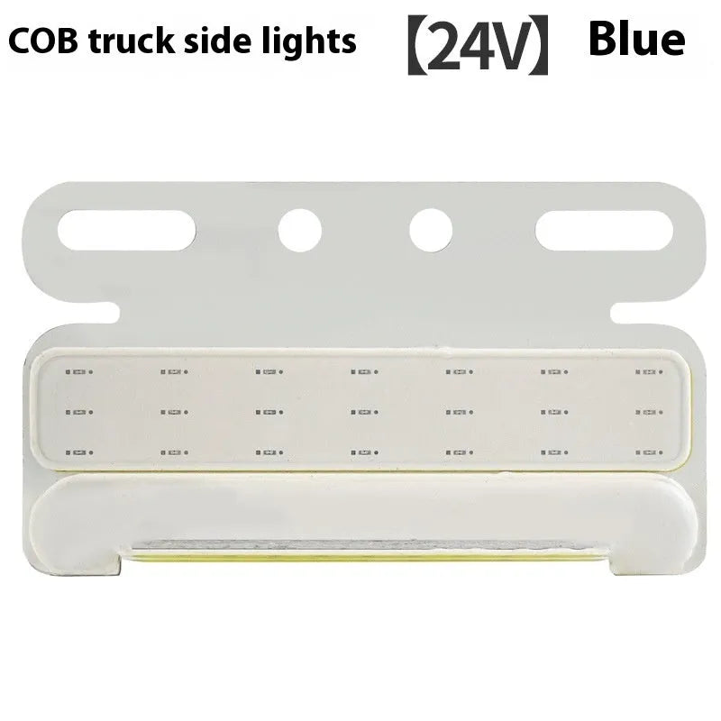 Waterproof aluminium LED truck side light in choice of colours for 12V or 24V vehicles