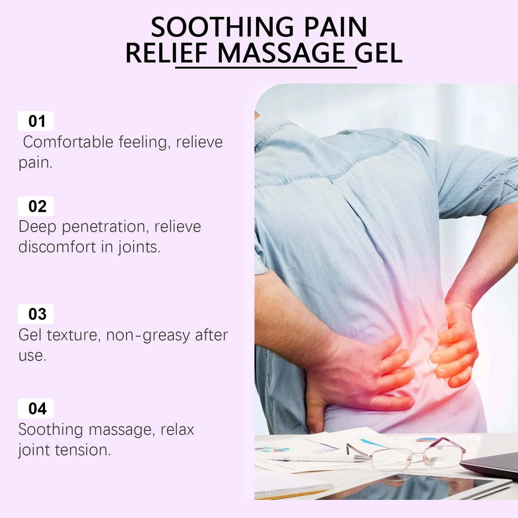 100g tube of body massage gel for daily care of joints, knees, and elbows.