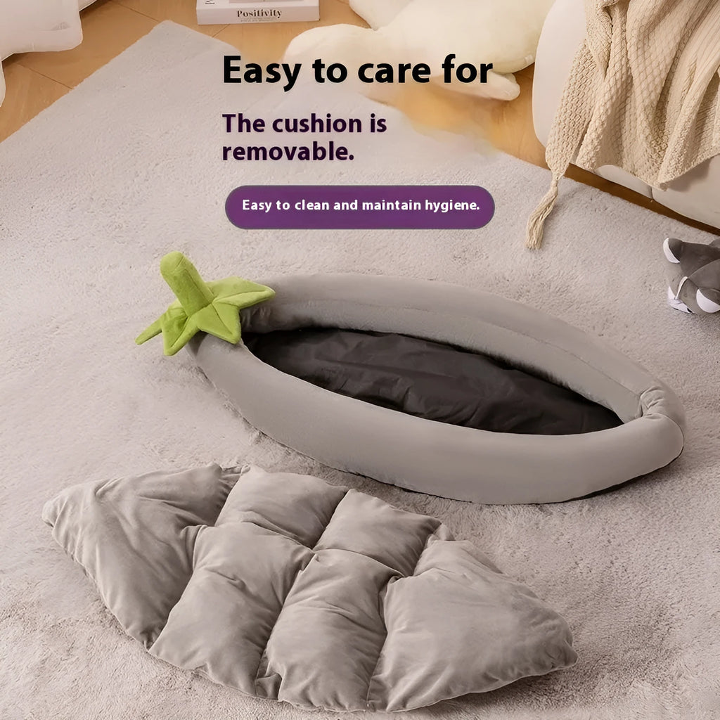 Removable washable dog mat in brown grey orange purple colours with five size options