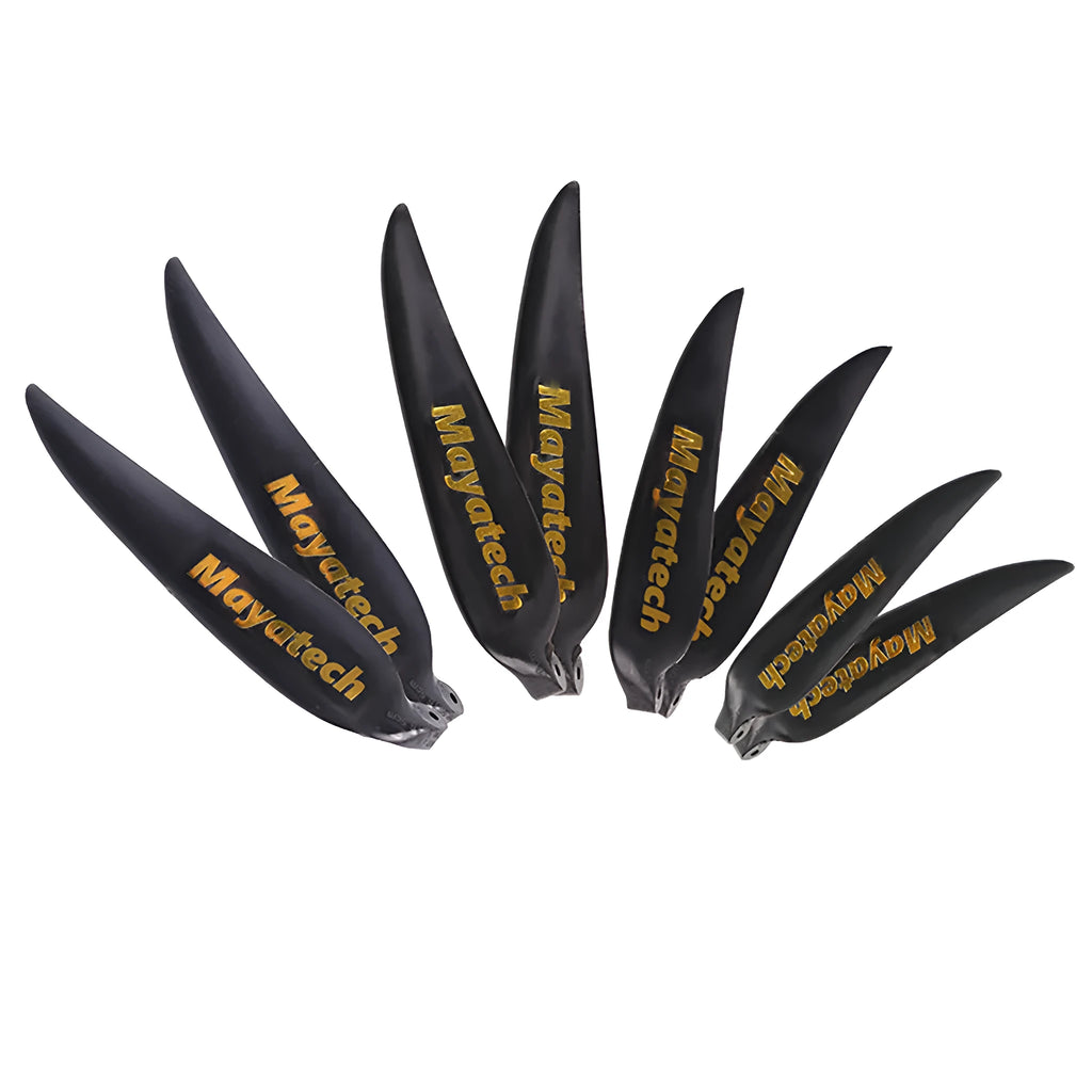 Black PE plastic folding paddle glidder fittings measuring 12 by 6.5 centimetres