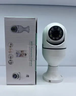 Wireless wifi bulb security camera with 1080p resolution and full colour night vision