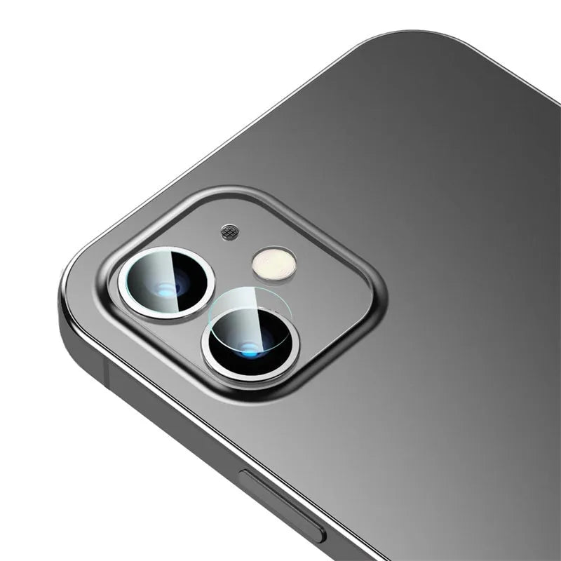 0.25mm transparent camera lens protective film for iPhone 12 Mini 5.4 inch and iPhone 12 6.1 inch, 2 pack
