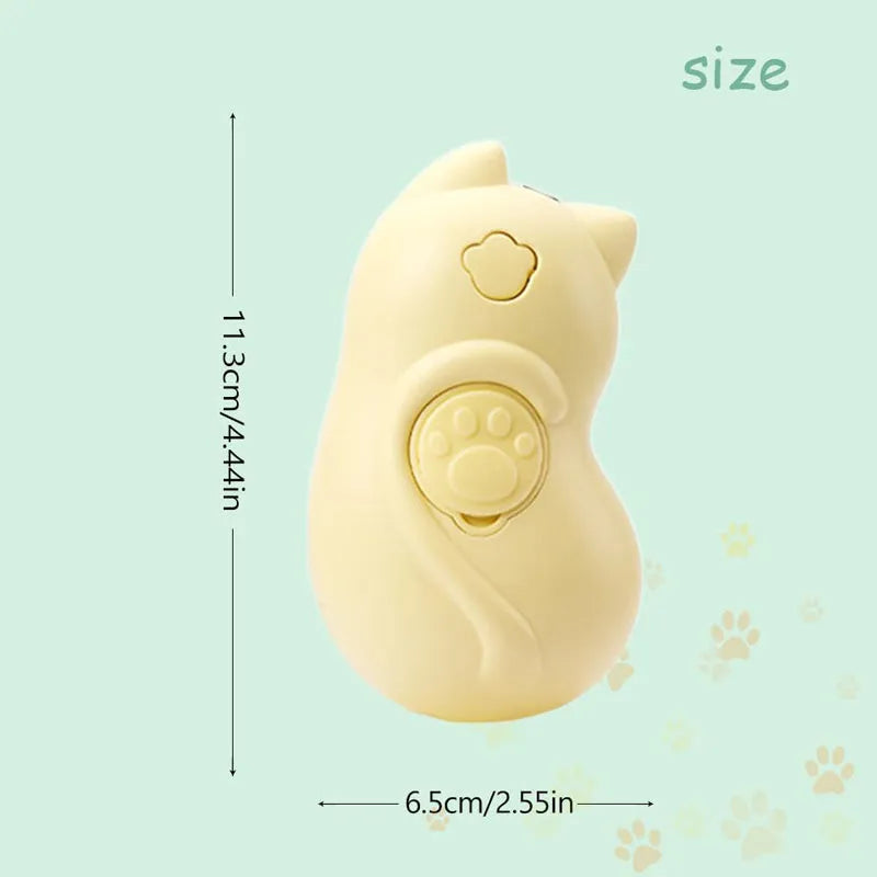 3-in-1 steam pet grooming brush for cats and dogs with comfortable handle