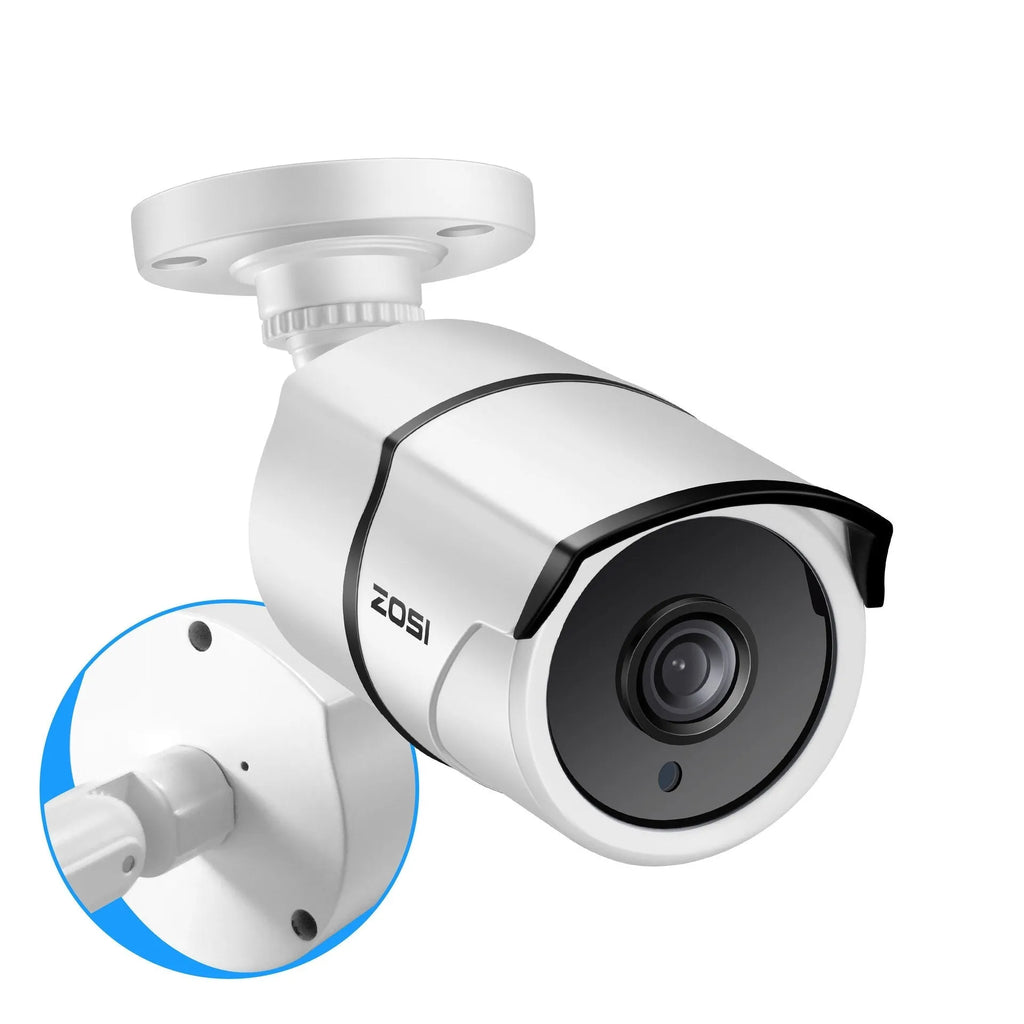 ZOSI Zhou Shi 5MP HD POE network video recorder security system with outdoor cameras