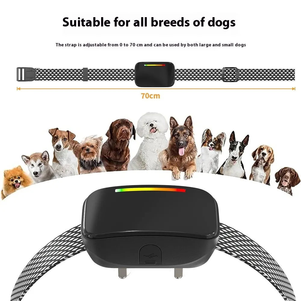 Automatic voice control bark stopper plastic dual mode 4-speed sensitivity dog training device