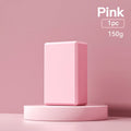 Solid colour EVA foam yoga block with hexagonal sides and grip ridges