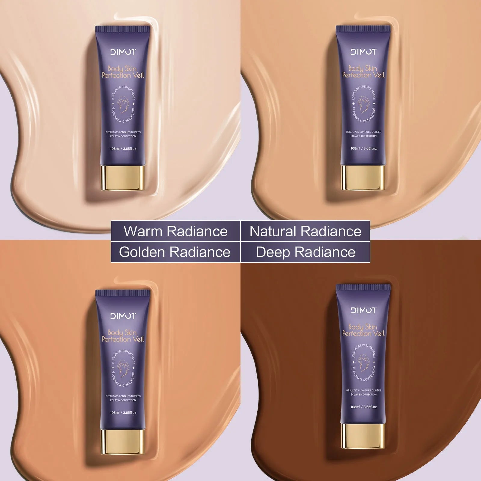 108ml body concealer cream with brush for waterproof coverage of tattoos and birthmarks.
