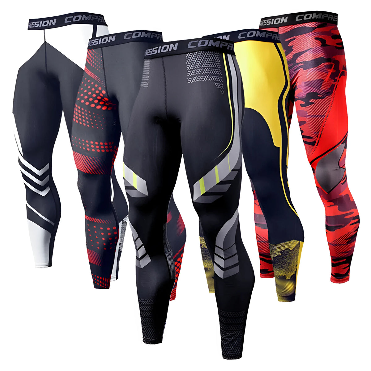 Men's skinny fitness running trousers, mid-waist, milk silk polyester, tight quick-dry sports pants