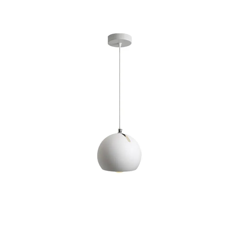 Post-modern ball chandelier in Obsidian Black or Moon White with Nordic style for living room