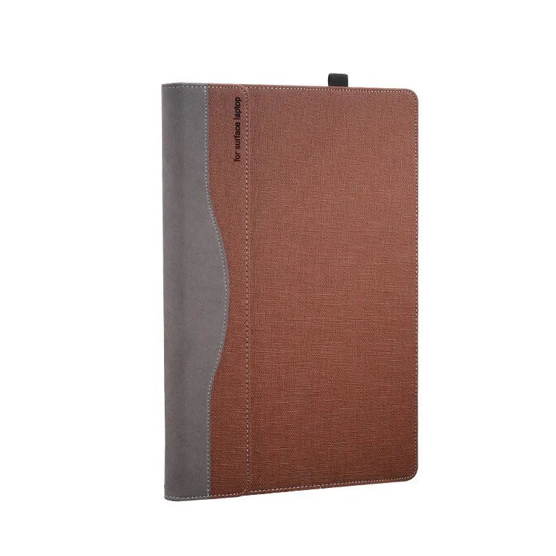 13.5 inch imitation leather laptop bag in Business Brown, 23x31.5x2.3cm, business style
