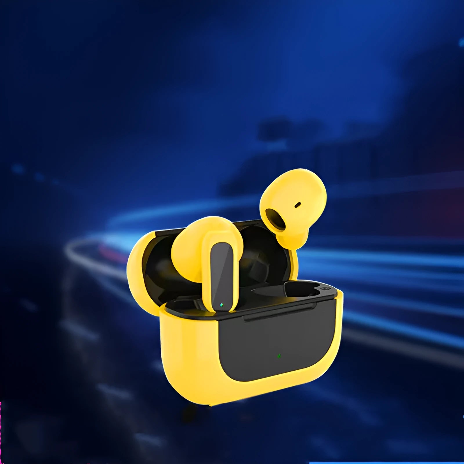 Jerry cartoon wireless Bluetooth headphones in black, white, or yellow colours with in-ear design
