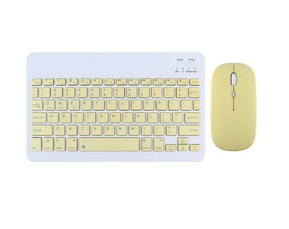 Bluetooth keyboard with rechargeable battery in multiple colour options