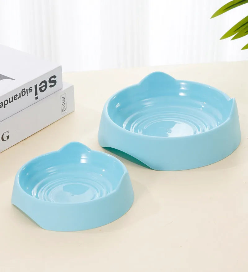 Ceramic dog slow feeder puzzle bowl in blue, green or pink colours for small medium large breed puppies