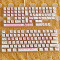 Meow Meow Team themed 141-piece keyboard keycap set with five-sided sublimation printing
