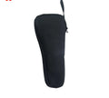Black cloth portable storage bag for mobile phone stabilizer accessories.